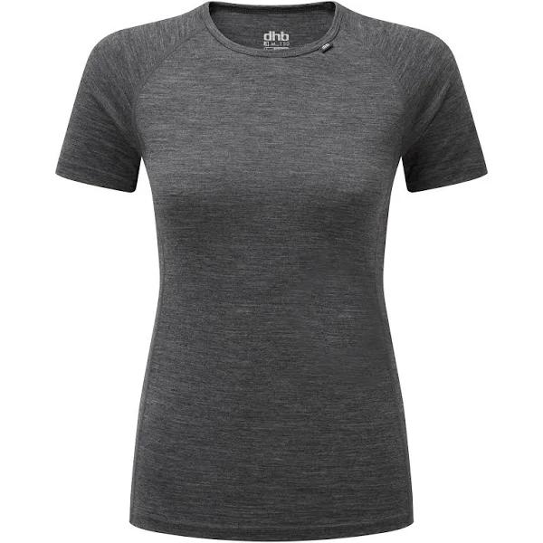 dhb Women's Merino Short Sleeve Base Layer (M_150) - Grey Marl