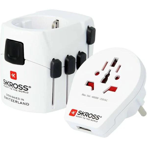 Skross World Travel Adapter Pro World and USB 7A