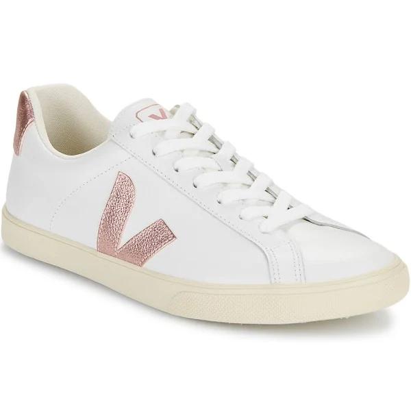 Veja White Esplar Leather Sneakers