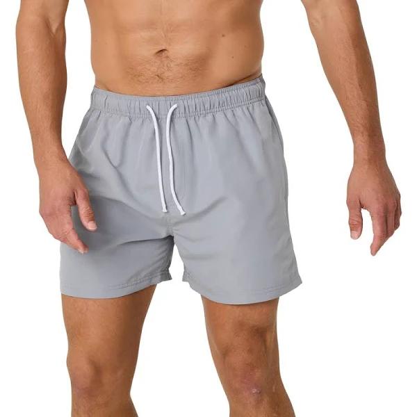 Wave Zone Men's Classic Swim Shorts - Grey - Size XXL