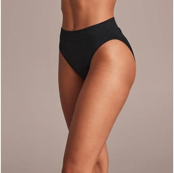 2 Pack Seamfree High Cut Briefs | Black | Size 12 by Target Woman