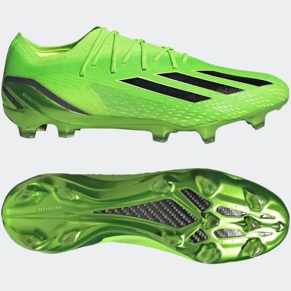 Adidas Mens x Speedportal .1 FG Football Boots - Solar Green / Core Black / Solar Yellow