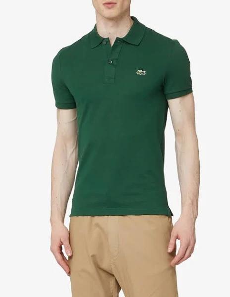 Lacoste Green Slim Fit Petit Pique Polo Shirt