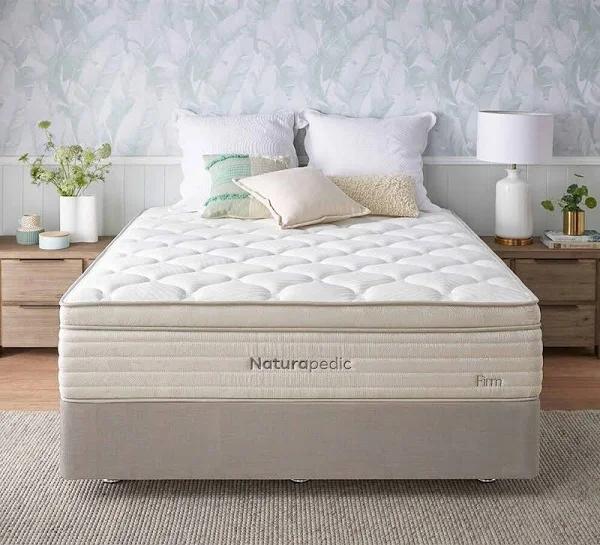 Naturapedic King Firm Mattress White