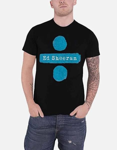 Ed Sheeran Unisex Adult Divide T-Shirt Black XL