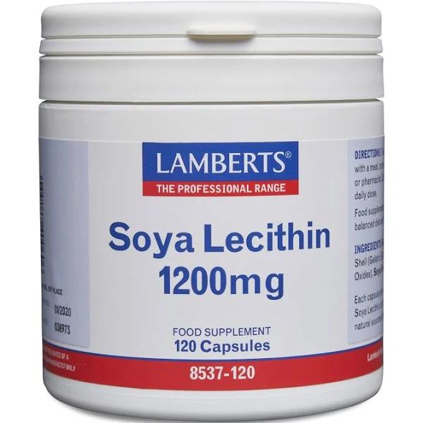 Lamberts Soya Lecithin 1200mg, 120 Capsules