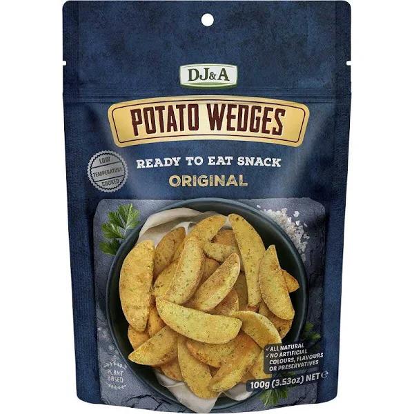 DJ&A Natural Potato Wedges - Original (9x100g)