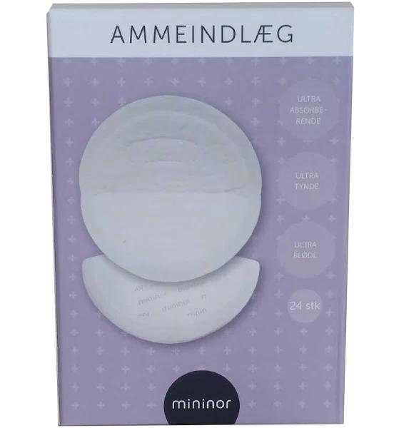 Mininor Breast Pads White 24 Piece