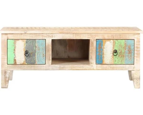 vidaXL - Coffee Table Rough Acacia Wood - 100x55x40 cm