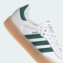 Adidas Samba Shoes White / Collegiate Green / White 6.5 - Women Lifestyle Trainers