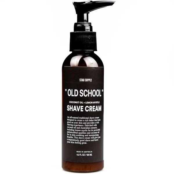 Stag Supply 'Old School' Shave Cream 500ml | Above The Collar