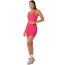 Lorna Jane Womens Lotus Longline Sports Bra Raspberry XL