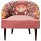 Freya Embroidered Occasional Chair Pink Velvet | Rose Pink | Upholstery | Early Settler Furniture