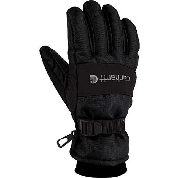 Carhartt Men's W.P. Waterproof Insulated Work Glove, Black, Large