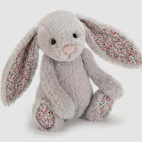 Jellycat - Blossom Bashful Bunny Silver Small