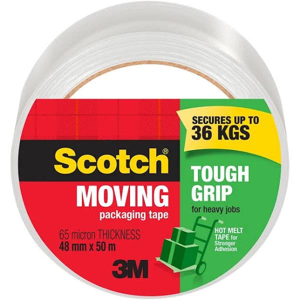 Scotch Tough Grip Moving Packaging Tape (48mmx50m)