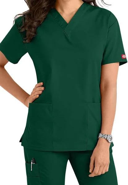 Dickies Medical 86706 V-Neck Top - Hunter, 2XL