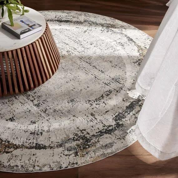 Saar Floor Rug Light Grey/Ivory by Freedom