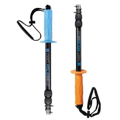 UK Pro 38" Aluminium Extension Pole For GoPro Electric Blue