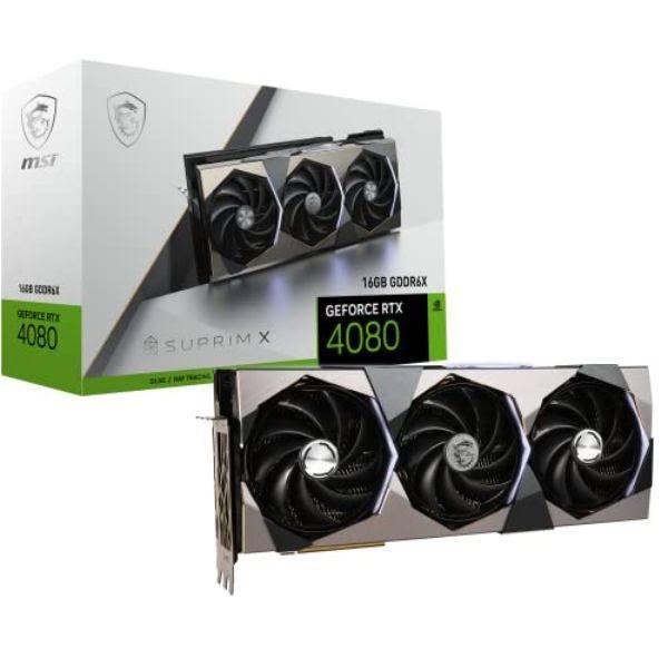 MSI GeForce RTX 4080 16GB GDDR6X SUPRIM x Graphics Card