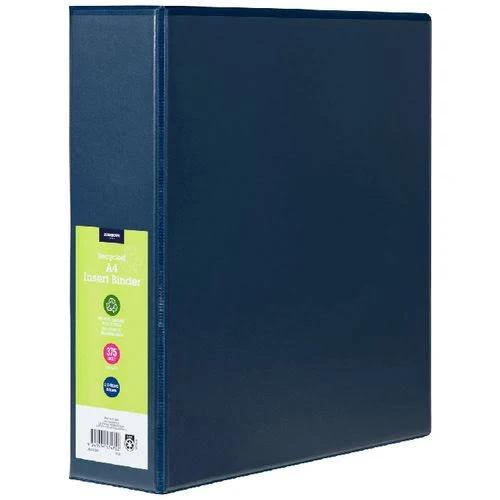 J.Burrows Insert Binder A4 2 D-Ring 50mm Blue