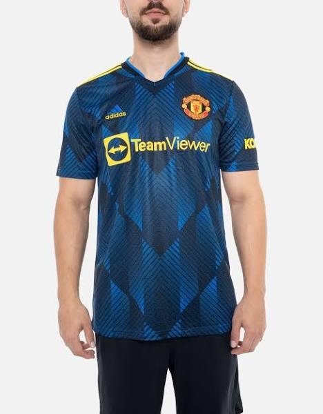 Adidas Manchester United FC 21/22 Third Shirt Blue 3XL