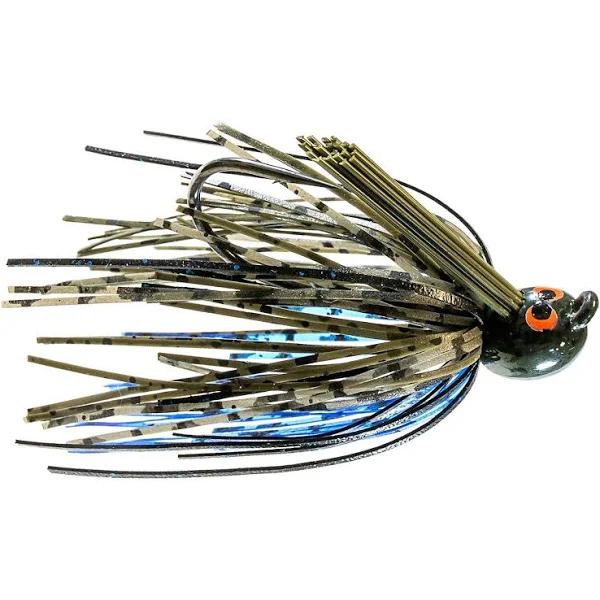 Zman Lures Crosseyez Power Finesse Jigs 1.4oz - Bruised Green Pumpkin