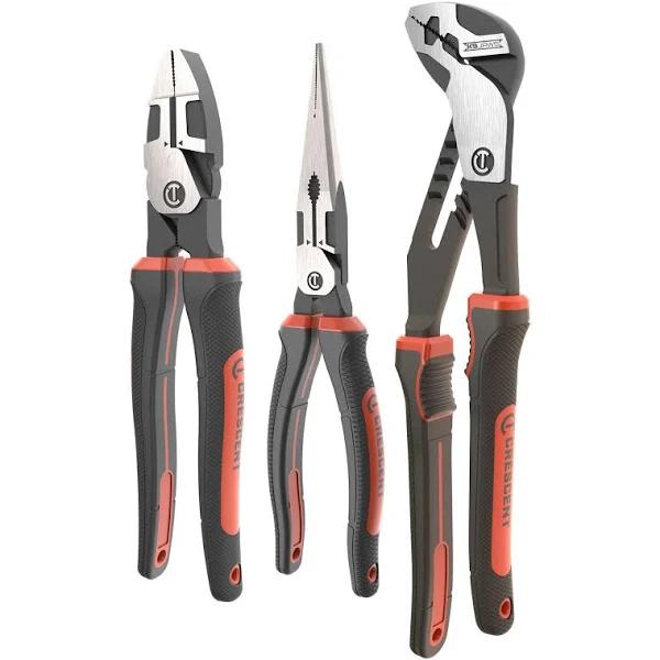 Crescent Z2SET3CG - Plier Set 3 Piece Z2 Dual Material