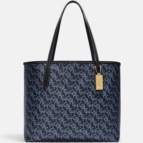 City Tote With Signature Monogram Print