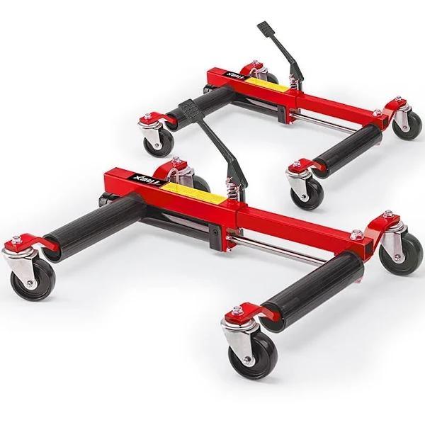 T Rex Vehicle Positioning Jacks Hydraulic 2 x 12 Wheel Dolly Car Go Jack Pair