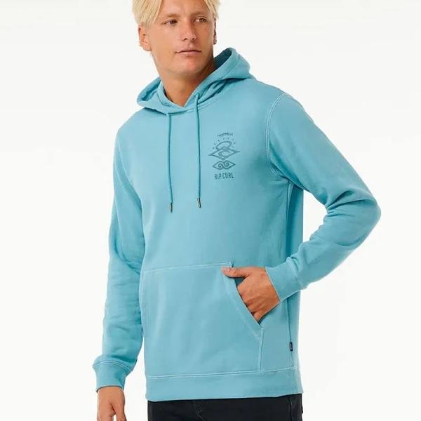 Rip Curl Search Icon Hoodie Blue L Man