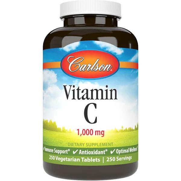 Carlson Labs Vitamin C - 1000 MG - 250 Tablets