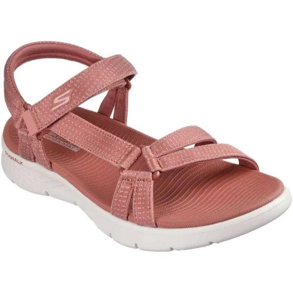 Skechers Womens Gowalk Flex Sandal Sublime Comfortable Sandals - Dark Mauve - 8 US or 25 cm