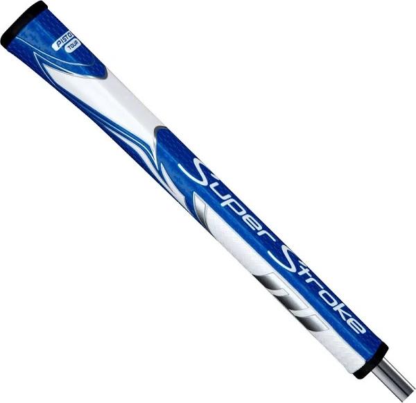 SuperStroke Golf Zenergy Pistol GT Tour Putter Grip (Blue / White)