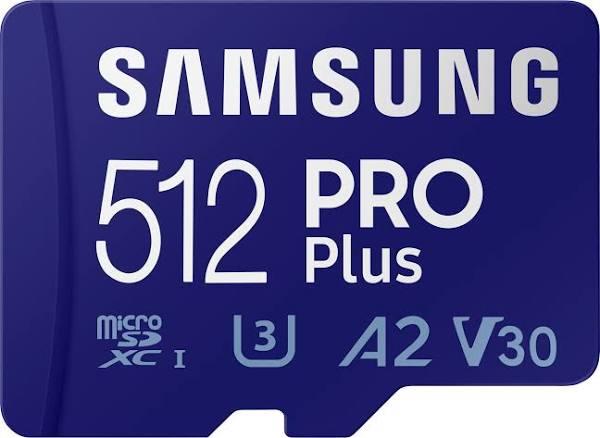 Samsung Pro Plus Microsd Card 512GB 160MB/s microSDXC Memory Card + SD Adapter