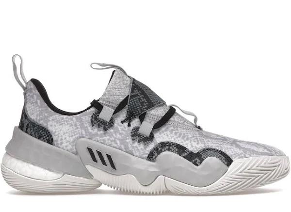 Adidas Trae Young 1 'Snakeskin' Sneakers | Grey | Men's Size 14