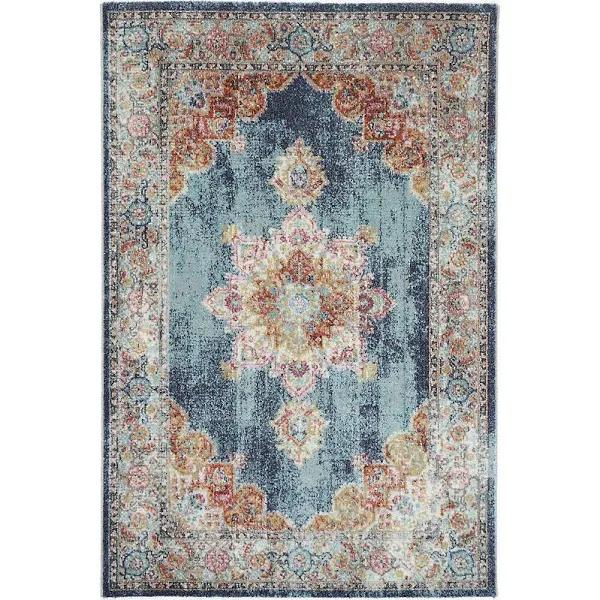 Brentwood Transitional Navy Rug 160 x 160cm