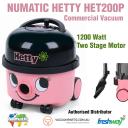 Numatic Hetty Het200p Commercial Vacuum Cleaner Pink