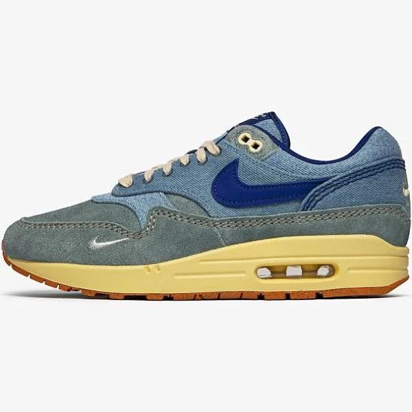 Nike Air Max 1 Premium 'Dirty Denim' Sneakers | Blue | Men's Size 12.5