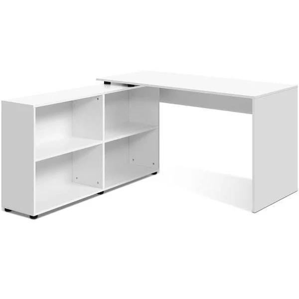 Office Computer Corner Desk Workstation - White