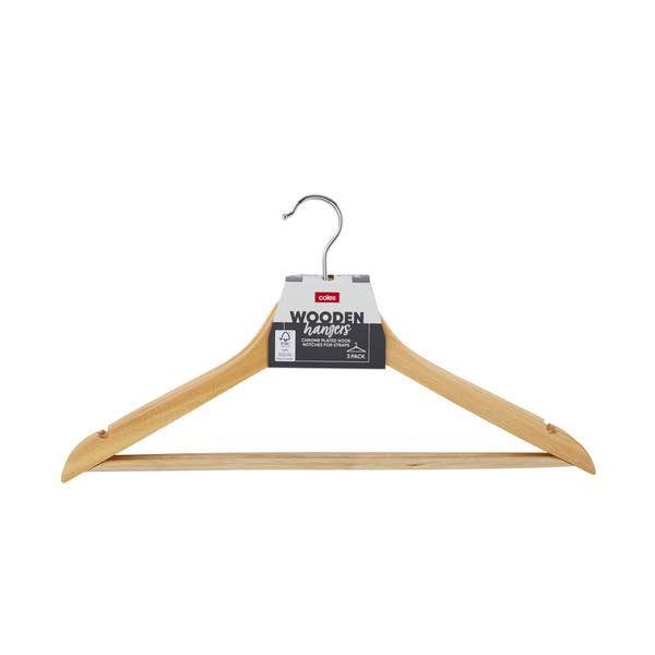 Coles Wooden Coat Hangers