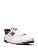 New Balance Men's 550 WHITE/NB Burgundy - Size 14