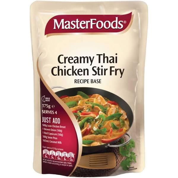 Masterfoods Stir Fry Creamy Thai Chicken Recipe Base 175g