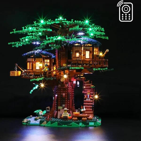 Light Kit for LEGO Tree House 21318(With Remote)