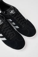 adidas-Gazelle Shoes-Women-Core Black / Silver Metallic / Cloud White-6.5