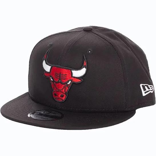 New Era NBA Chicago Bulls Black 9Fifty Snapback Cap S-M