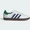 adidas-Samba OG Shoes-Unisex-Black White / Collegiate Green / Active Green-M 8 / W 9