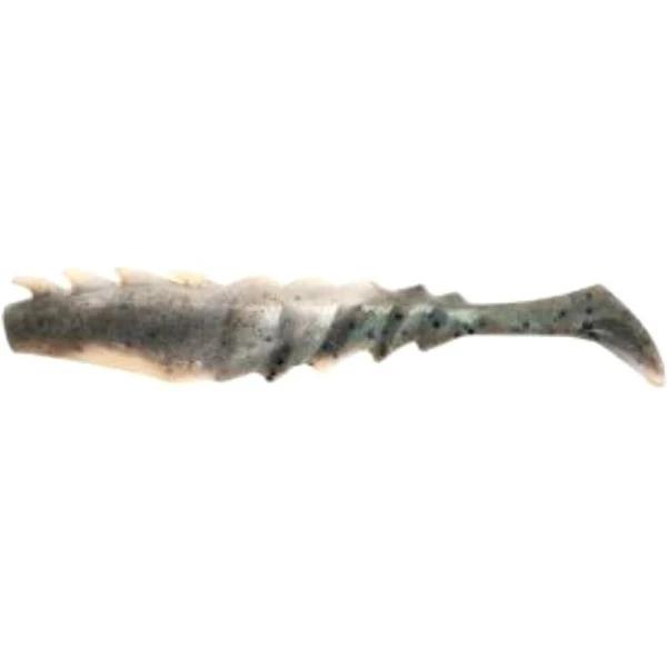 Berkley Gulp Alive Nemesis Prawn Paddle Tail Tub 4in Natural