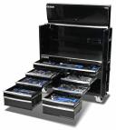 Kincrome K1969B - Contour Trolley Tool Kit - 455 Piece 12 Drawer 60" Black