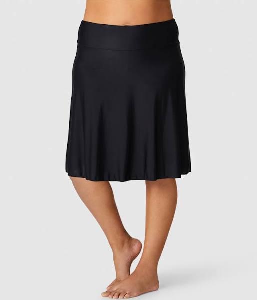 Modest Mermaid - Women's Black Briefs - Swimming skirt with inbuilt shorts - Size One Size, 4XL at The Iconic